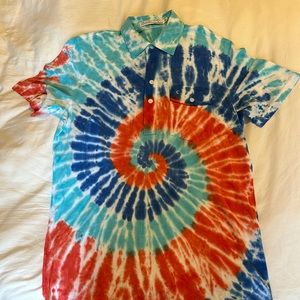 Criquet Tie Die Polo - Men’s Small
